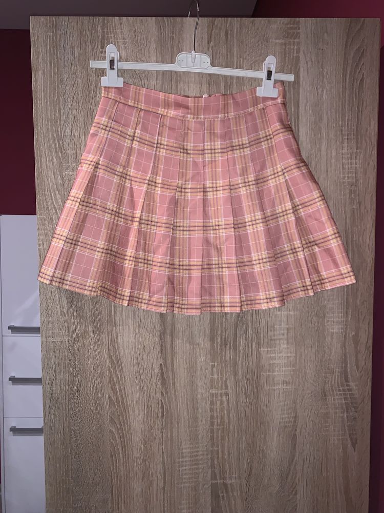 Spódniczka plisowana w krate