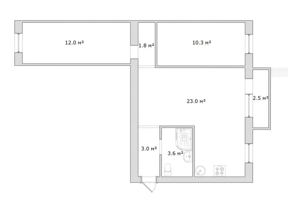 Новый! Продам 3-к квартиру с ремонтом пр. Слобожанский, Калиновая