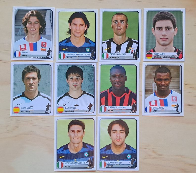 Lote de cromos Futebol da Panini