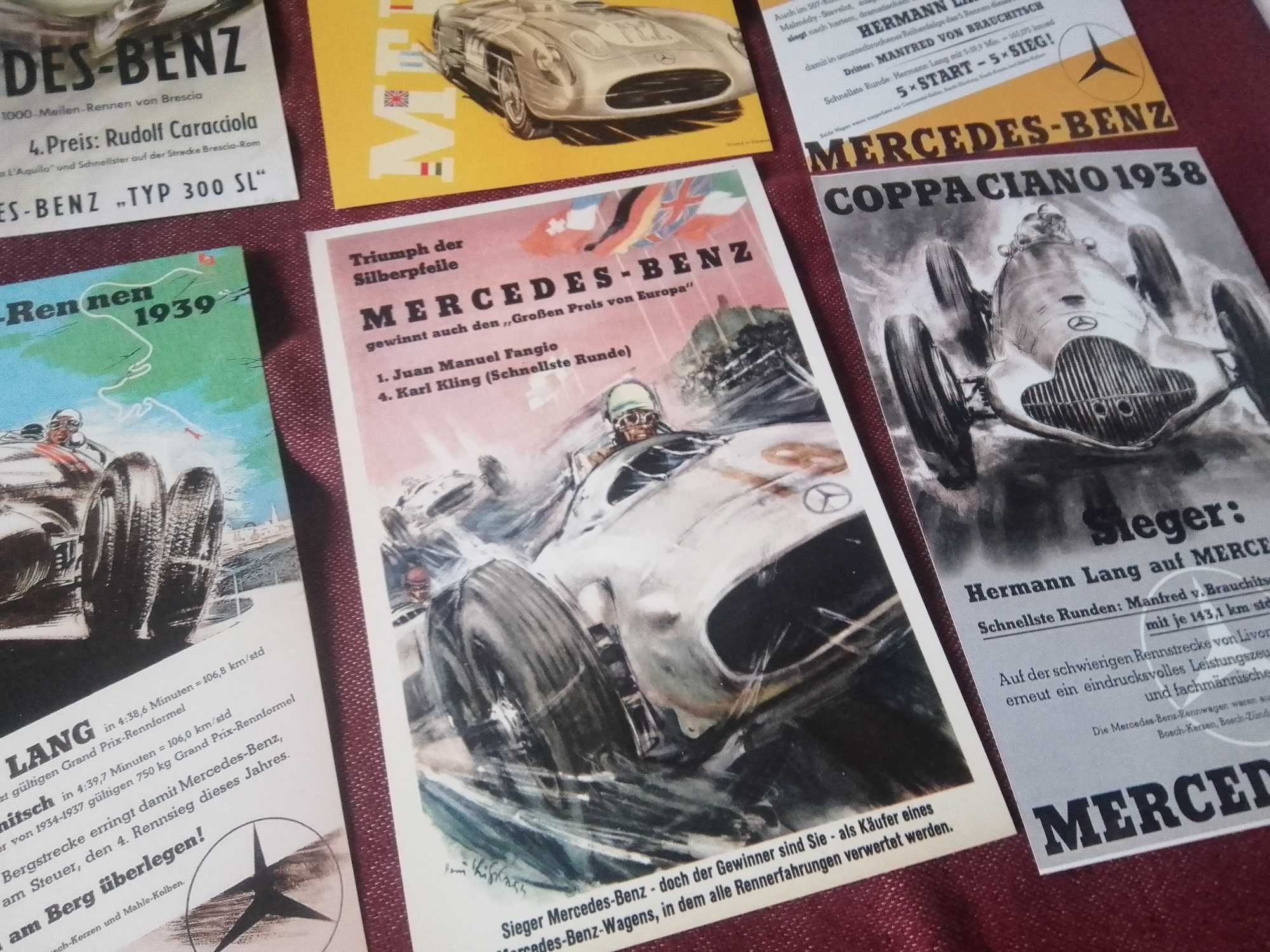 Mercedes, Porsche i inne  samochody reprodukcje