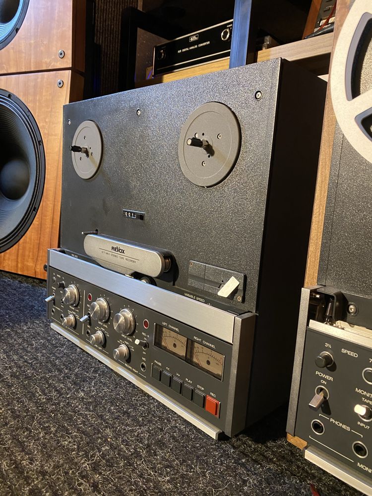 Revox B77 MKll 4Track, magnetofon import 25’, wizualny stan bdb.