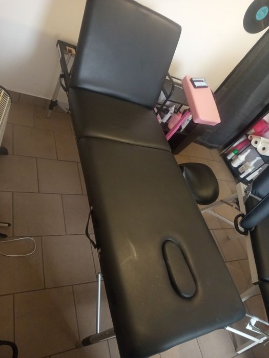 Leżanka do tatuażu /rzęs /masażu 3 kondygnacje dodatki