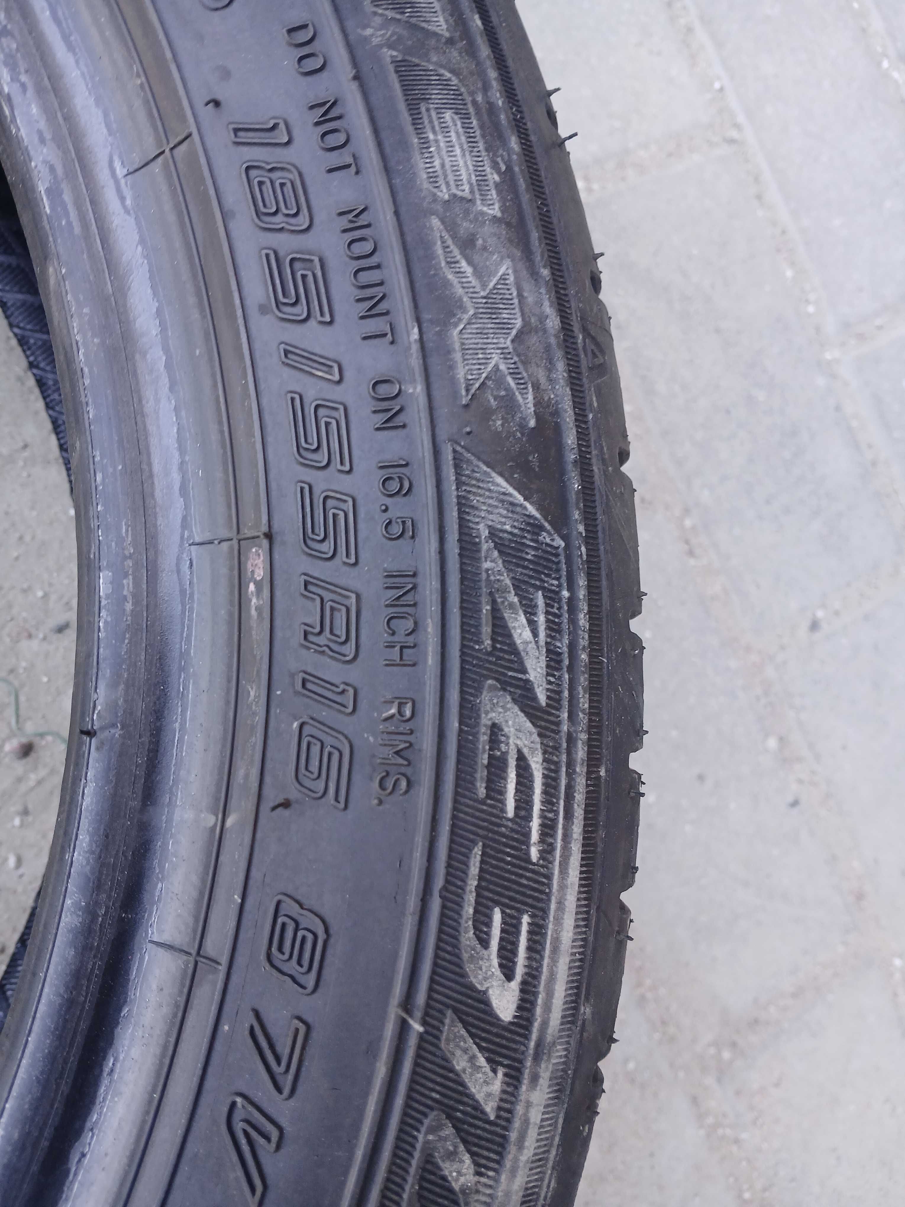 4x używane opony letnie 185/55 R16 Falken  Montaż Gwranacja