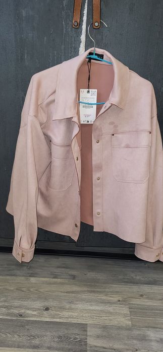 Замшевий жакет Zara, розмір Л