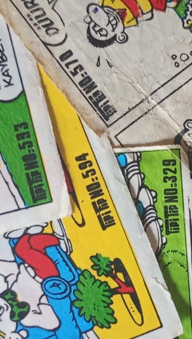 Детские вкладыши от жвачек TipiTip