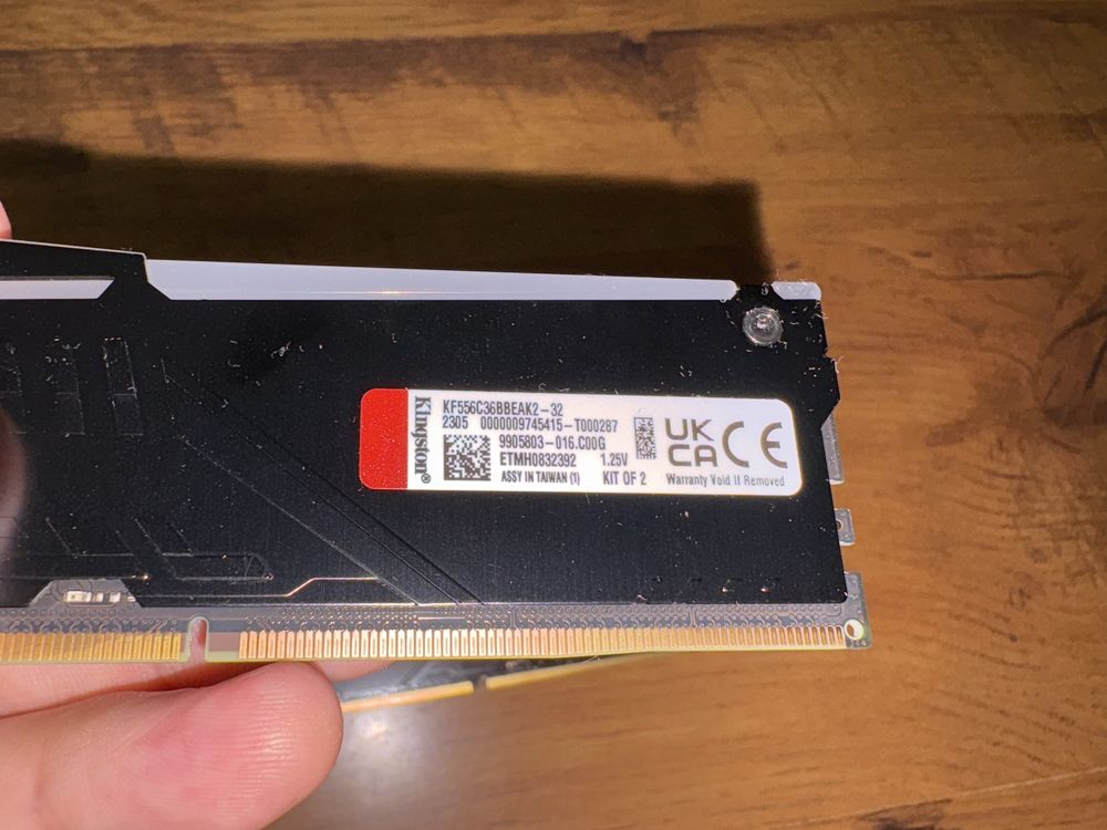 ОЗУ Kingston FURY 32 GB (2x16GB) DDR5 5600 MHz RGB (KF556C36BBEAK2-32)