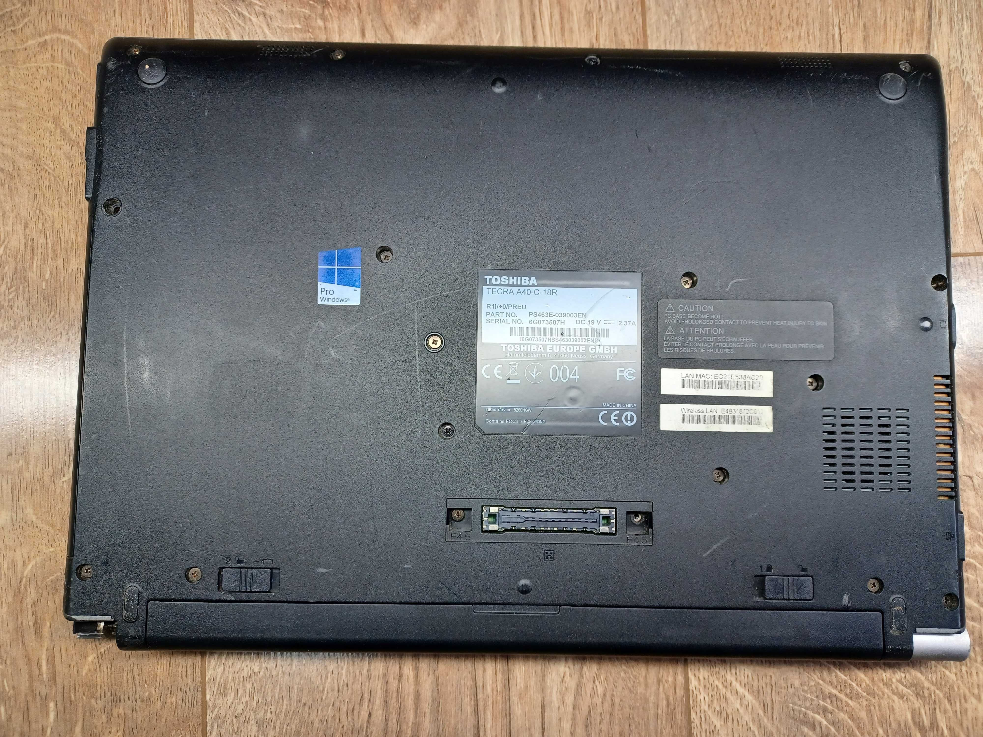 Ноутбук Toshiba Tecra A40