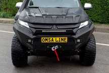 Бампер для Mitsubishi L200 2006-2023 силовой бампер посилений задній