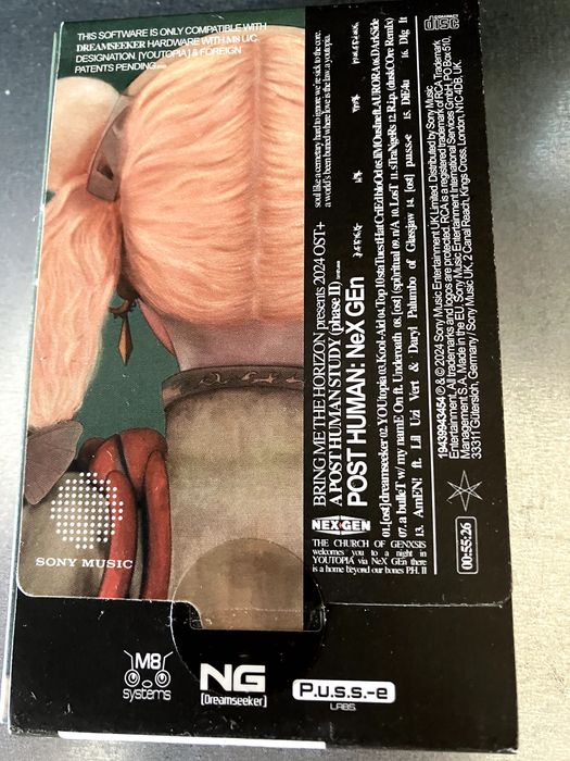 Bring Me The Horizon POST HUMAN : NEX GEN Recycled Pink Cassete k7
