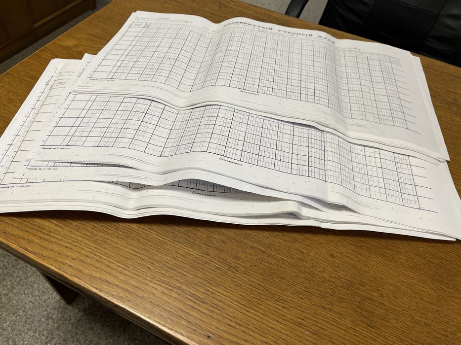 Бланк Развёрнутый учебный план. Пустографка