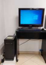 Komputer Intel i5-760, 12GB RAM, SSD 256GB, HDD 640GB + monitor 22'