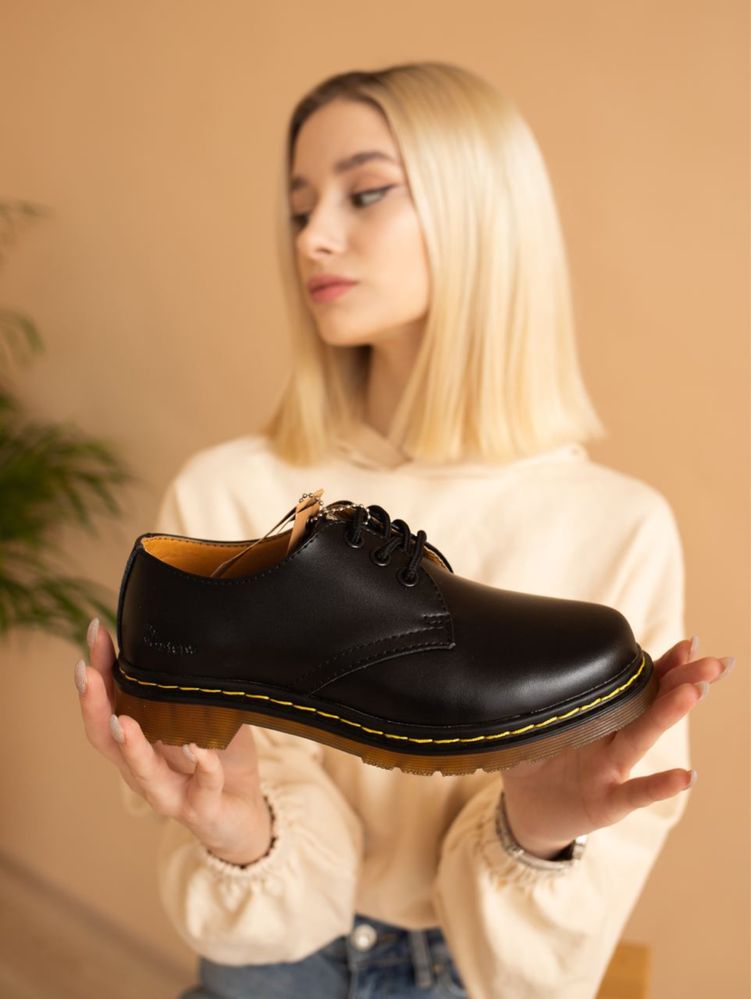 Женские туфли Dr.Martens 1461 черные