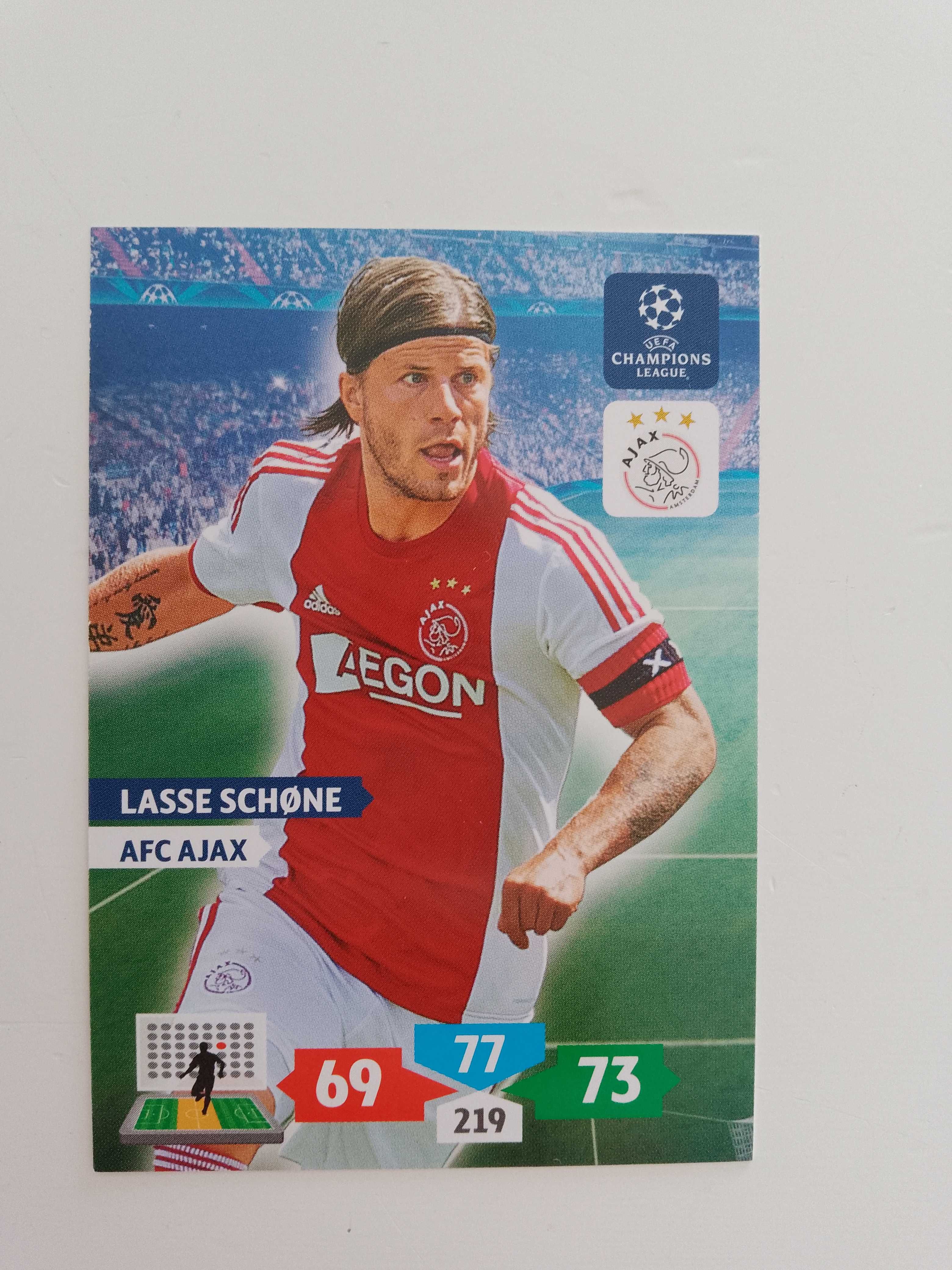 Lasse Schöne (Base card) AFC Ajax Champions League 2013/14