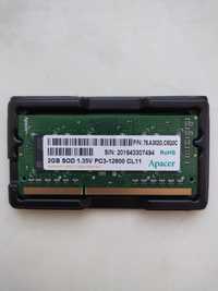Память ноутбука 2 ГБ DDR3 SO-DIMM