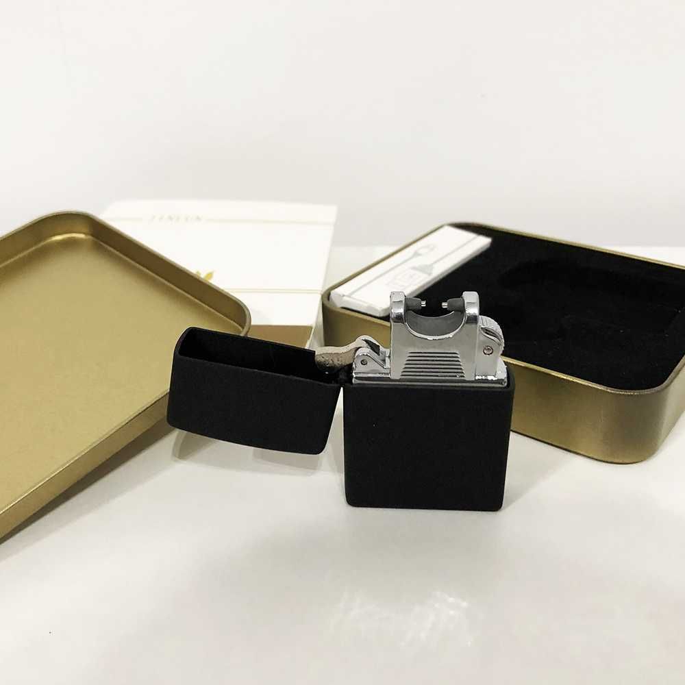 Зажигалка импульсная в подарочной упаковке NB USB-215. Цвет: черный