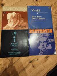 Płyty winylowe Beethoven, Antonio Vivaldi, Piotr Czajkowski i Gidon