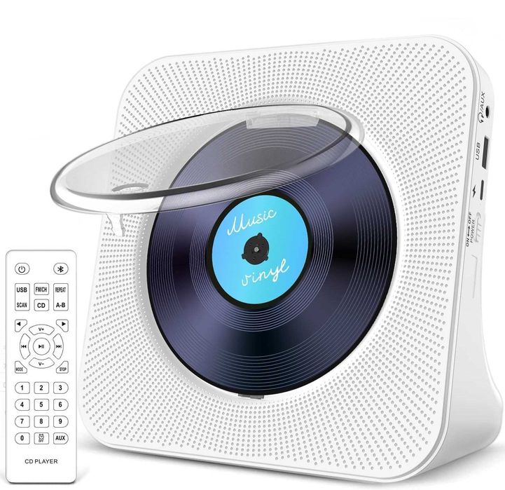 Przenośny Odtwarzacz CD z Bluetooth KC-806 Biały