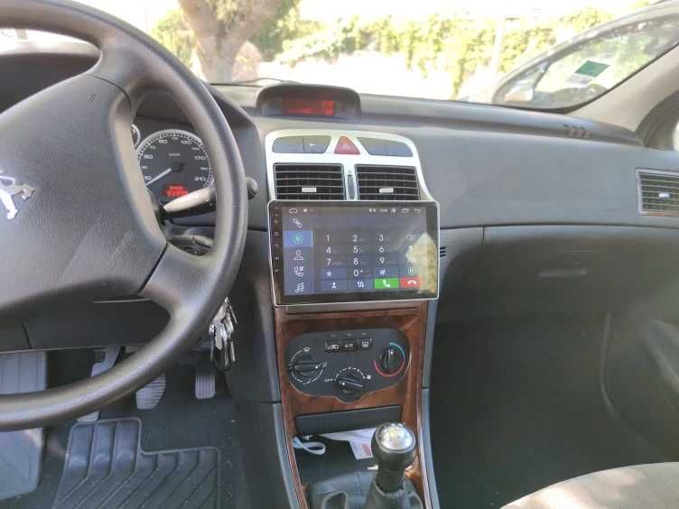 Rádio PEUGEOT 307 - Android 10  – 2 DIN GPS WIFI - Novo Garantia