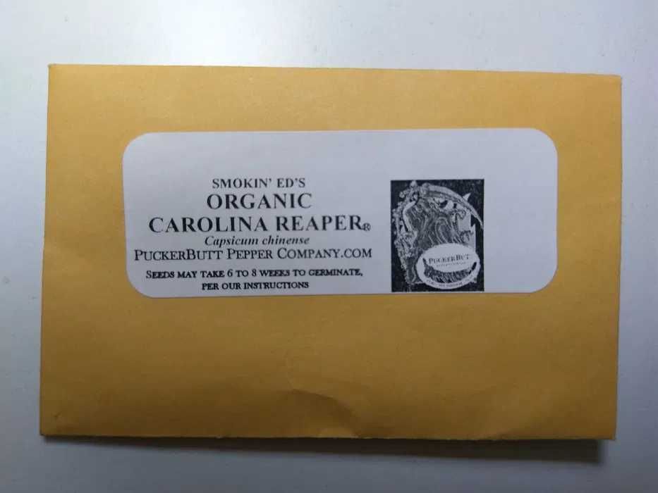 Кароліна Ріпер. Carolina Reaper. Оригінальне насіння зі США.