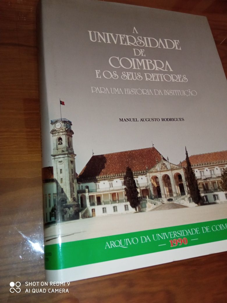 Livro: "Universidade de Coimbra e os seus reitores"