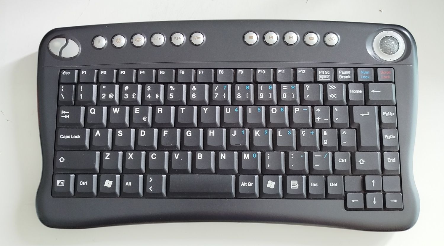 Teclado sem fios Multimedia