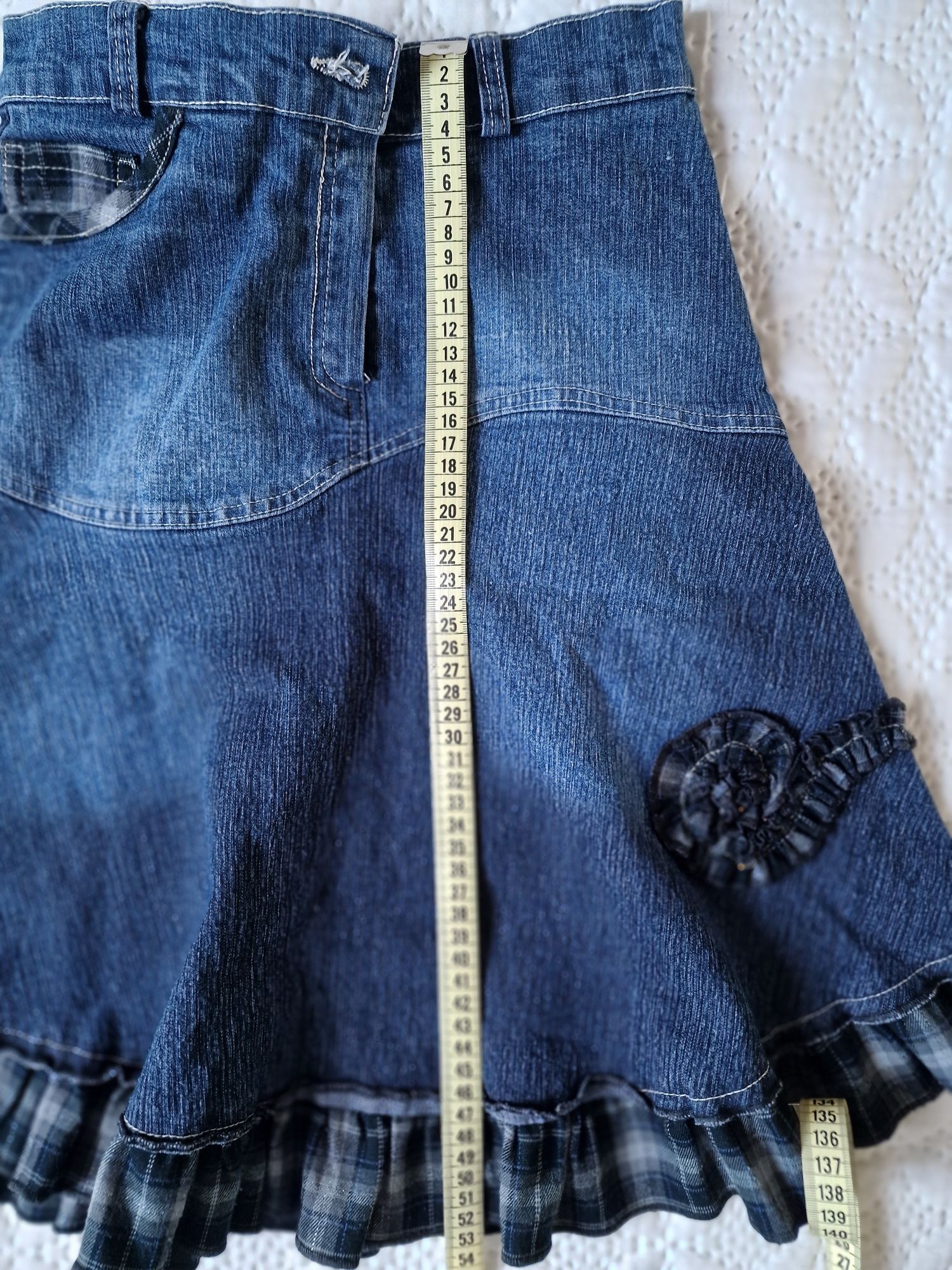 spódniczka dziecięcą dżinsową 158 cm