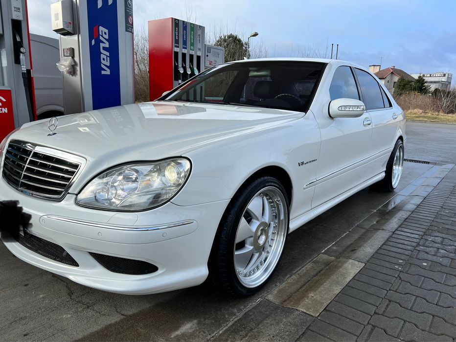 Mercedes Benz S55 AMG Long ,Biała Perła, 124000 km Unikat Japonia