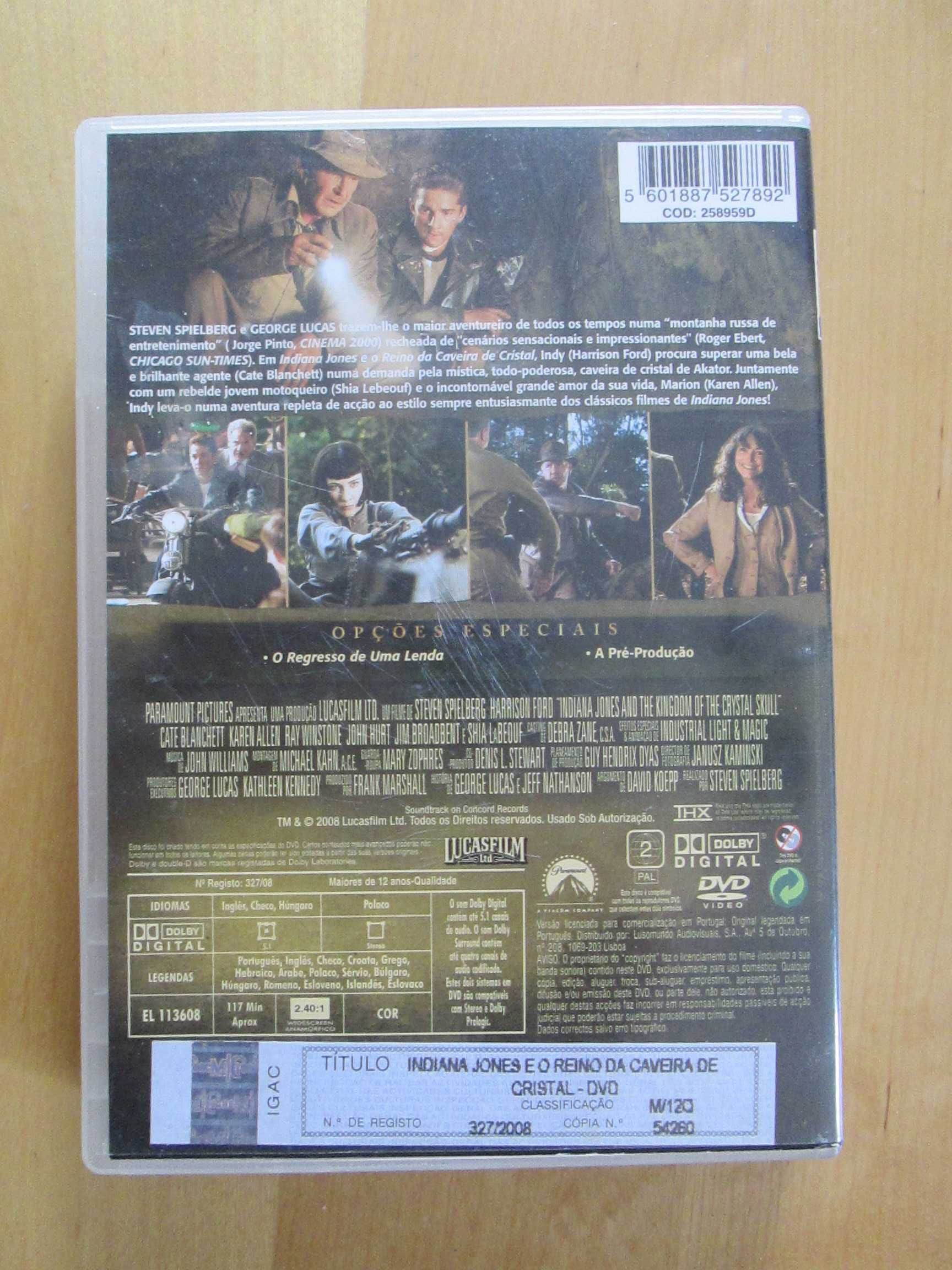 Indiana Jones e o Reino da Caveira de Cristal, de Steven Spielberg