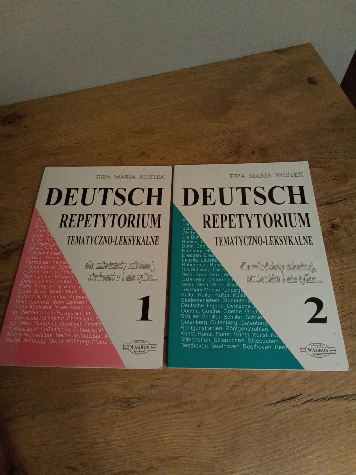 Deutsch repetytorium tematycznie leksykalne tom 1 i 2 Ewa Maria Rostek