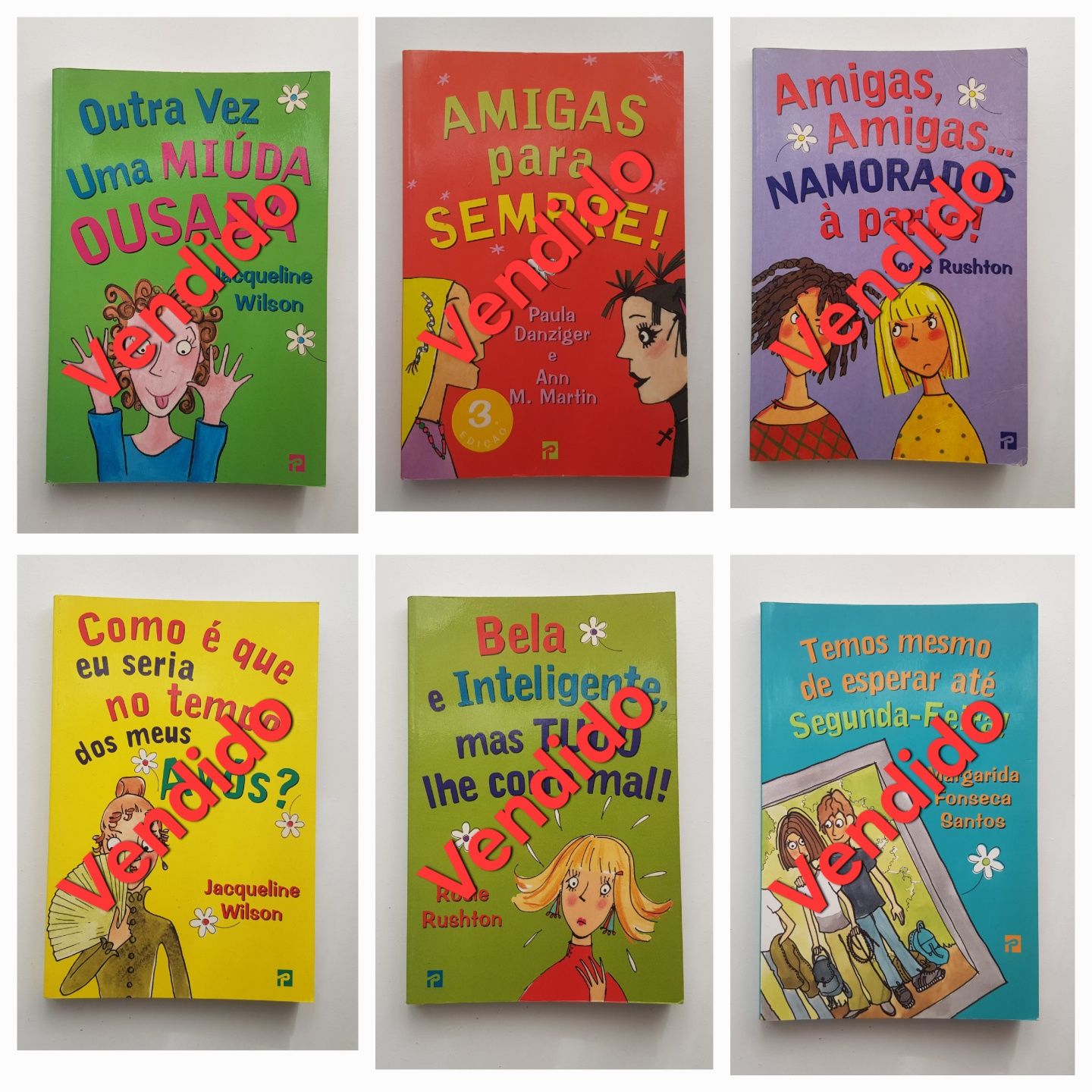 Selecção de livros para jovens, em óptimo estado, para desocupar