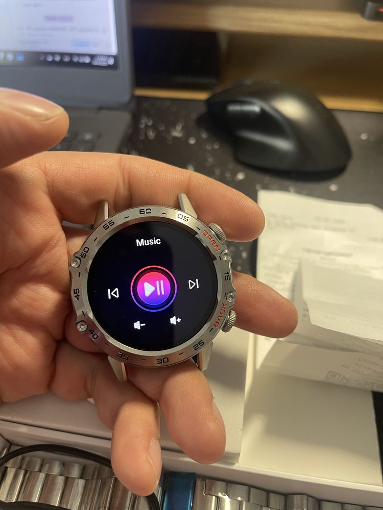 Uwatch Smart Delta K52 Nano Silver