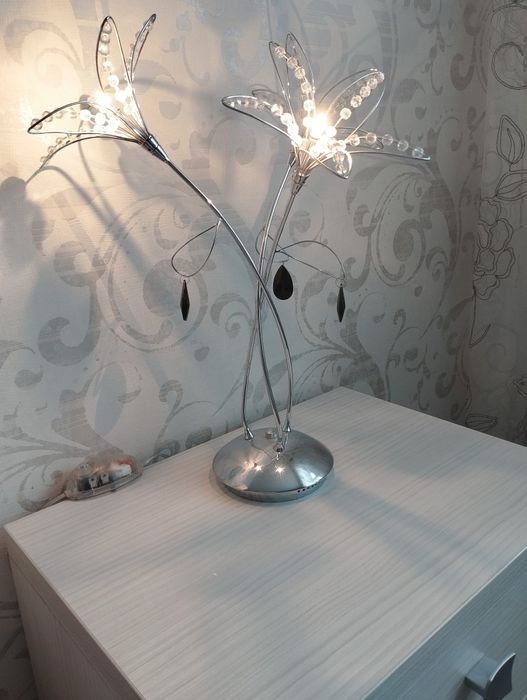 Лот 2 Лампи + люстра  lussole giglio  италия 2+1