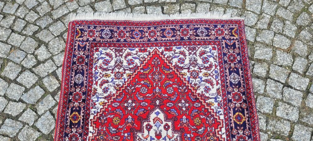 -70% bidjar lśniący perski dywan ręcznie tkany unikat 80/130cm