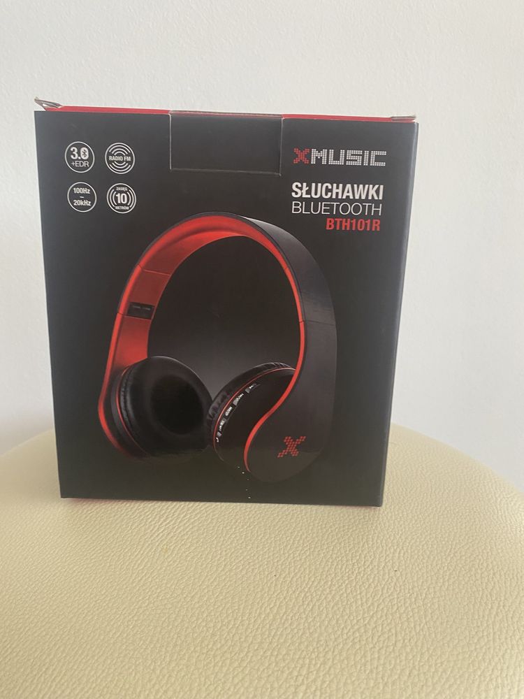 Słuchawki XMusic BTH101R Bluetooth używane