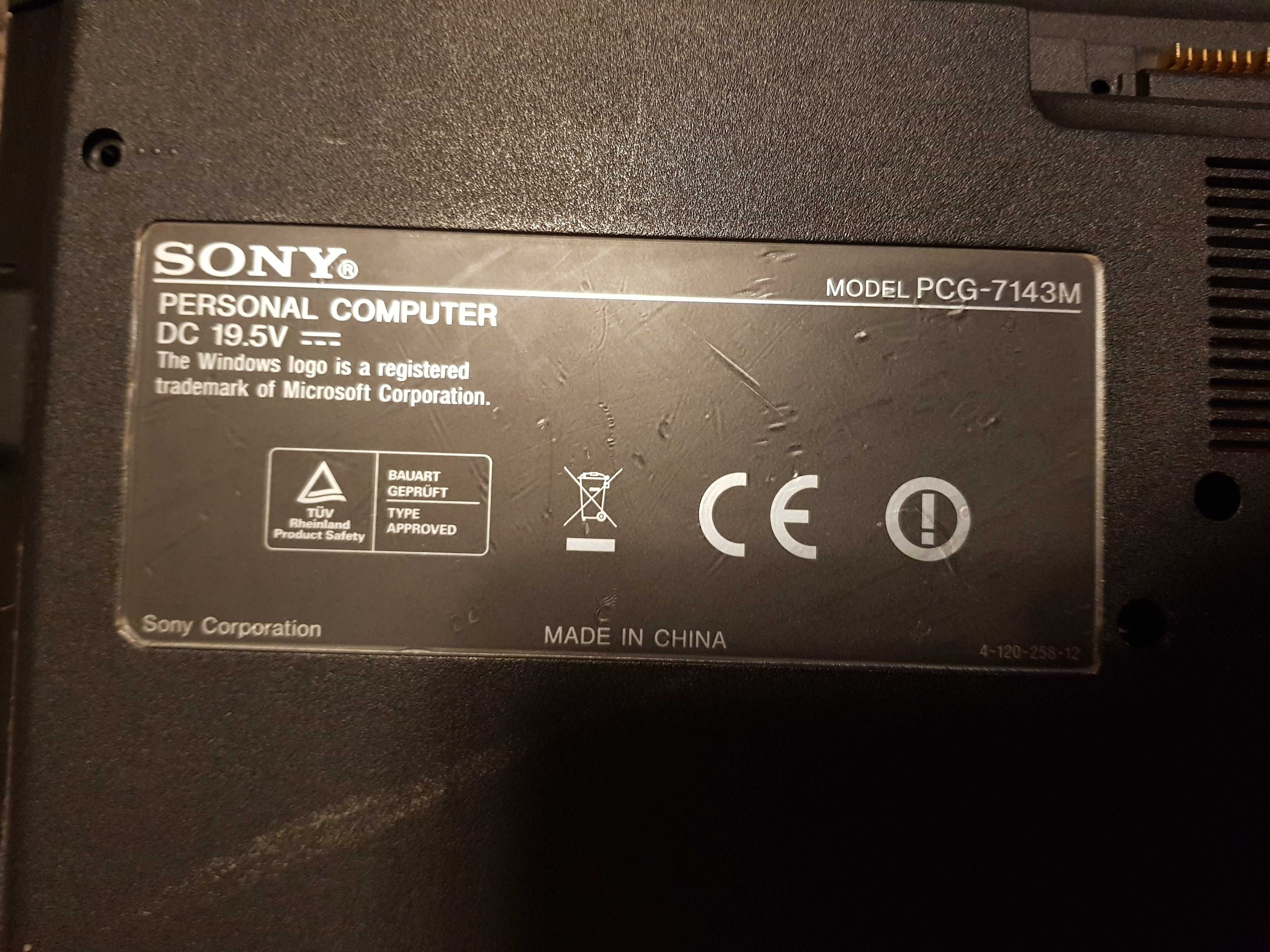 sony vaio vgn ns11m para pecas