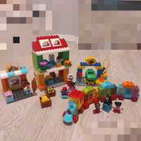 LEGO Duplo 10836 Miasteczko Dom Rodzinny oraz 10847 Pociąg z cyferkami