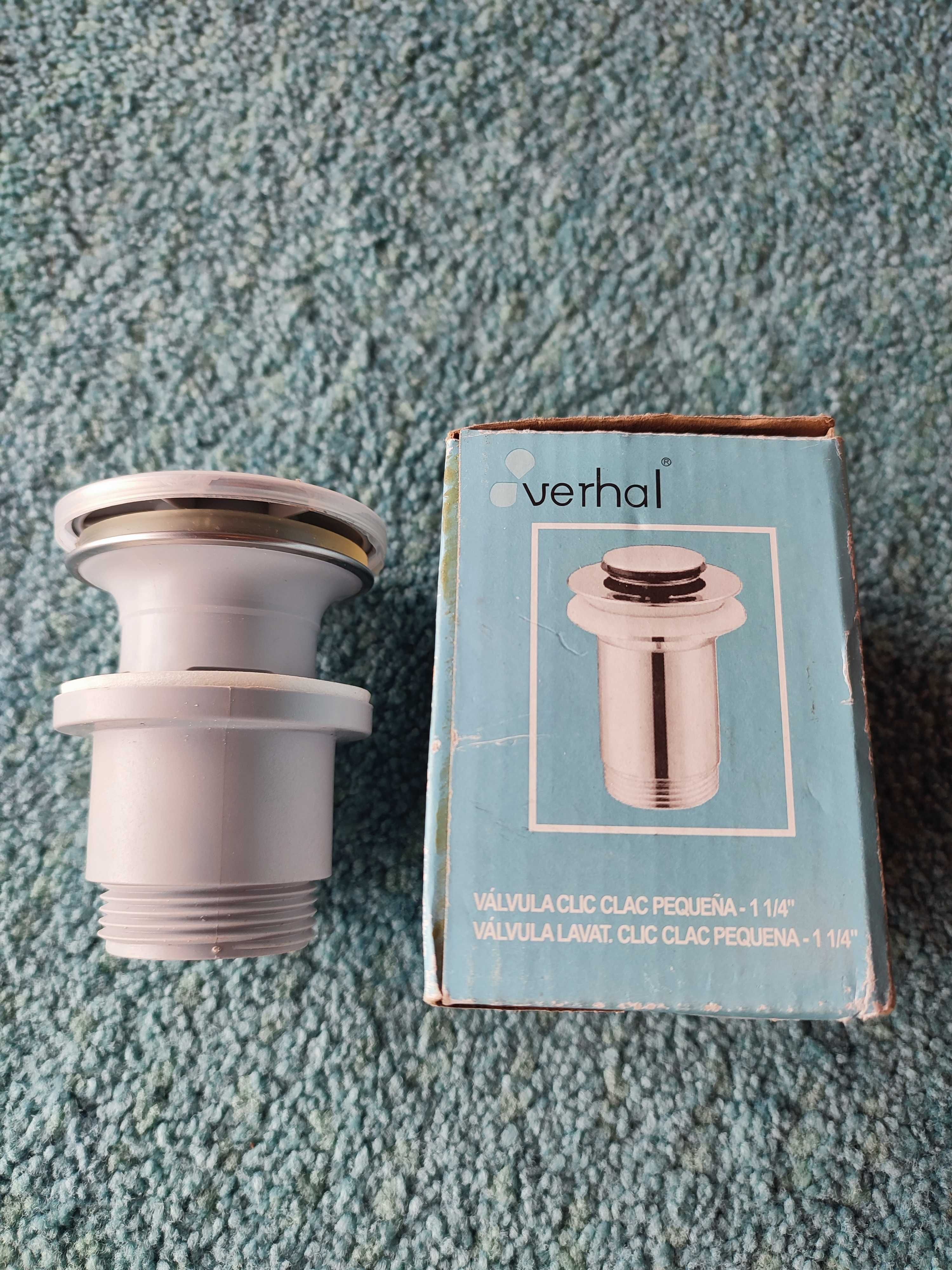 Vendo válvulas clic-clac rosca 1  1/4"