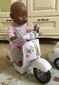 Кукла Baby Born и мотоцикл Zapf