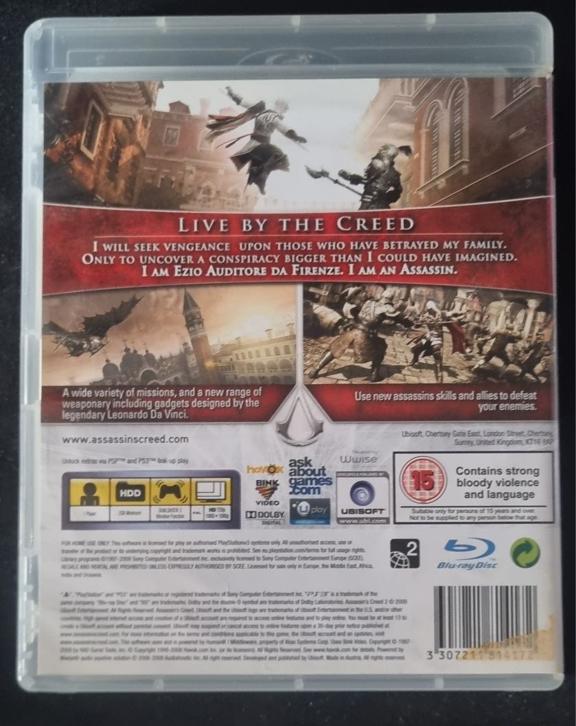 Assassin's Creed II/2 PS3 PlayStation 3