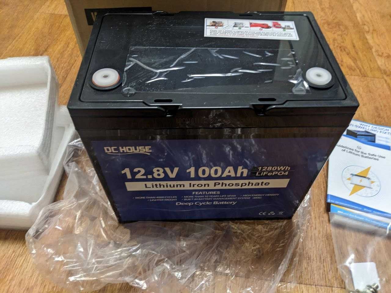 Аккумулятор DC HOUSE 100 Ач 1280 Втч 12.8В LiFePO4