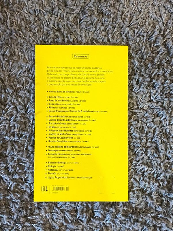 Livro de Resumos - Lógica Proposicional - Filosofia