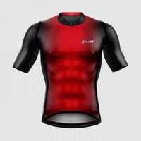 Koszulka kolarska EKOI SHR3 rosso black - Nowa M