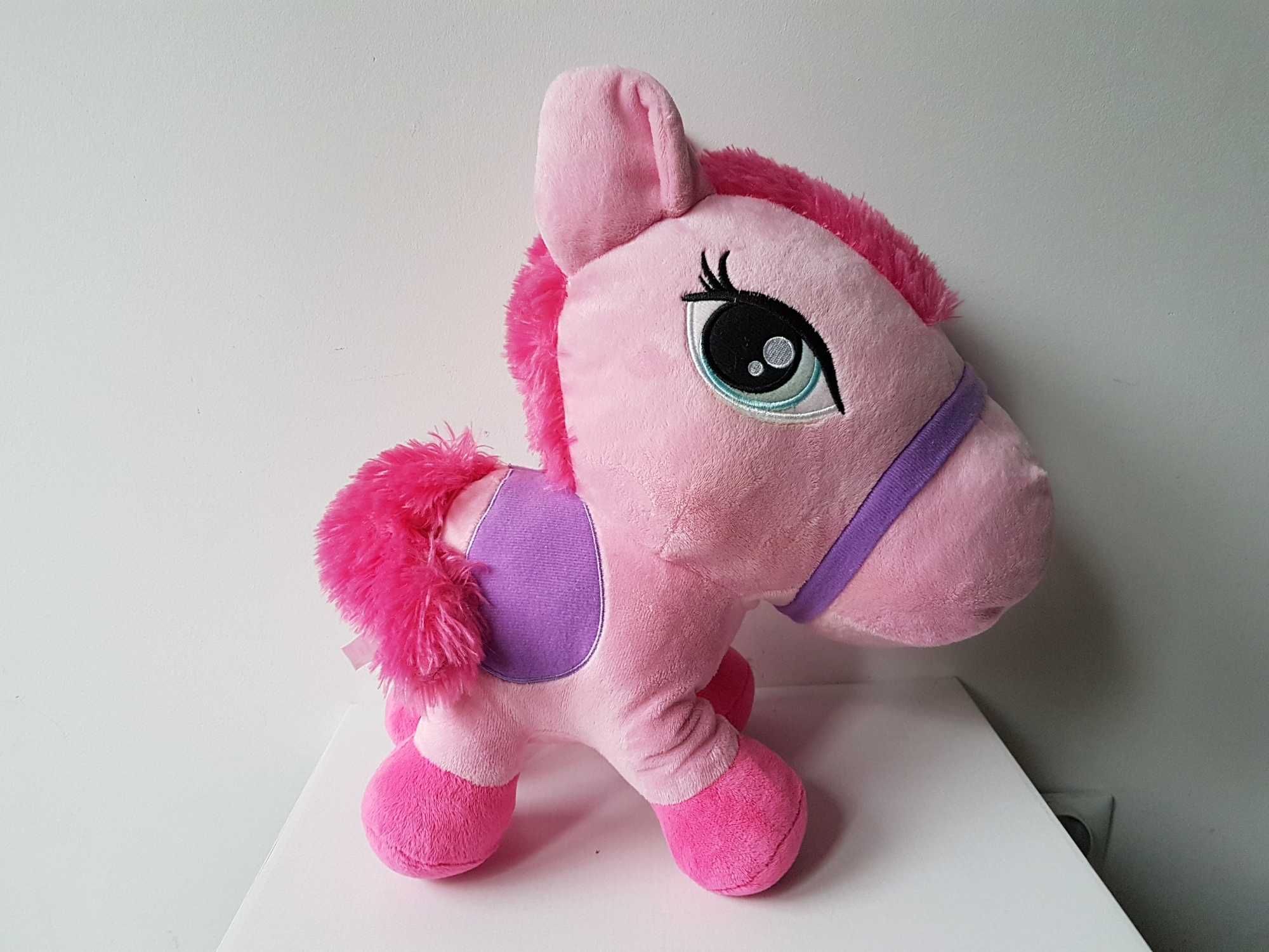 Duży pluszowy różowy konik Pinky 35cm Carousel Tesco Stores