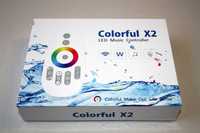 Светомузыкальный контроллер Colorful X2 для адресных лент WS2811 и др