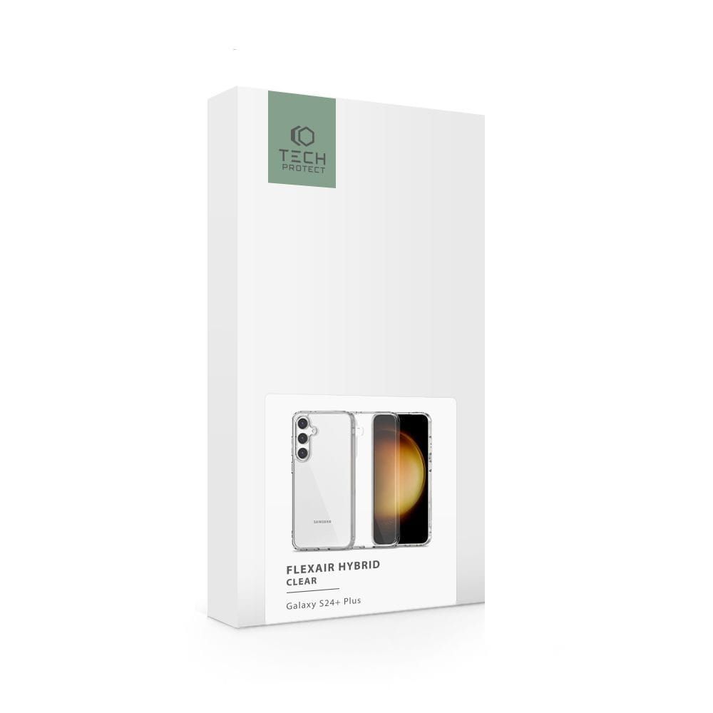 tech-protect flexair hybrid galaxy s24+ plus clear
