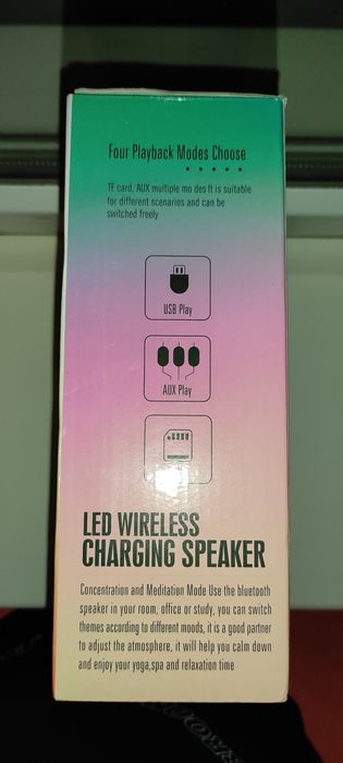 Лампа нічник колонка