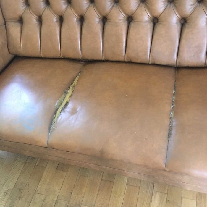 Kanapa, sofa pikowana Chesterfield zabytkowa