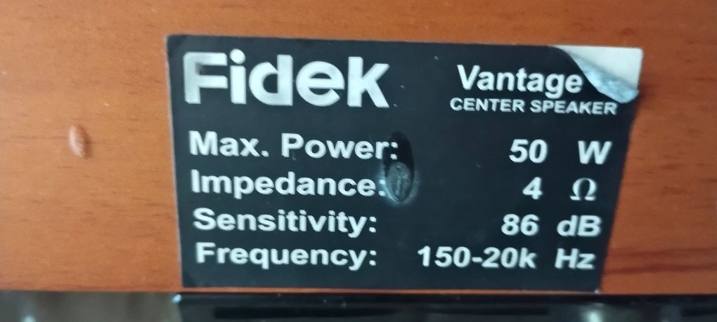 Fidek Vintage surround speaker i  front ,center speaker i subwofer