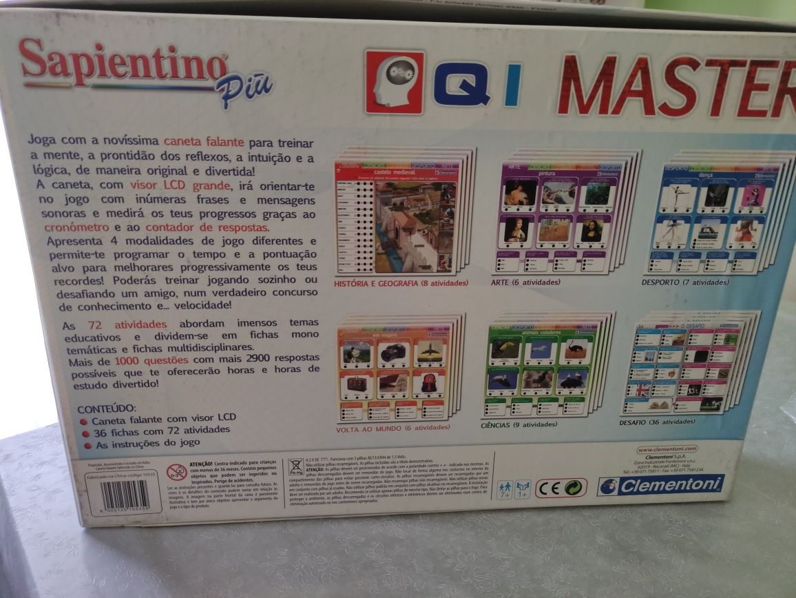 Jogo sapientino plus QI master - clementoni