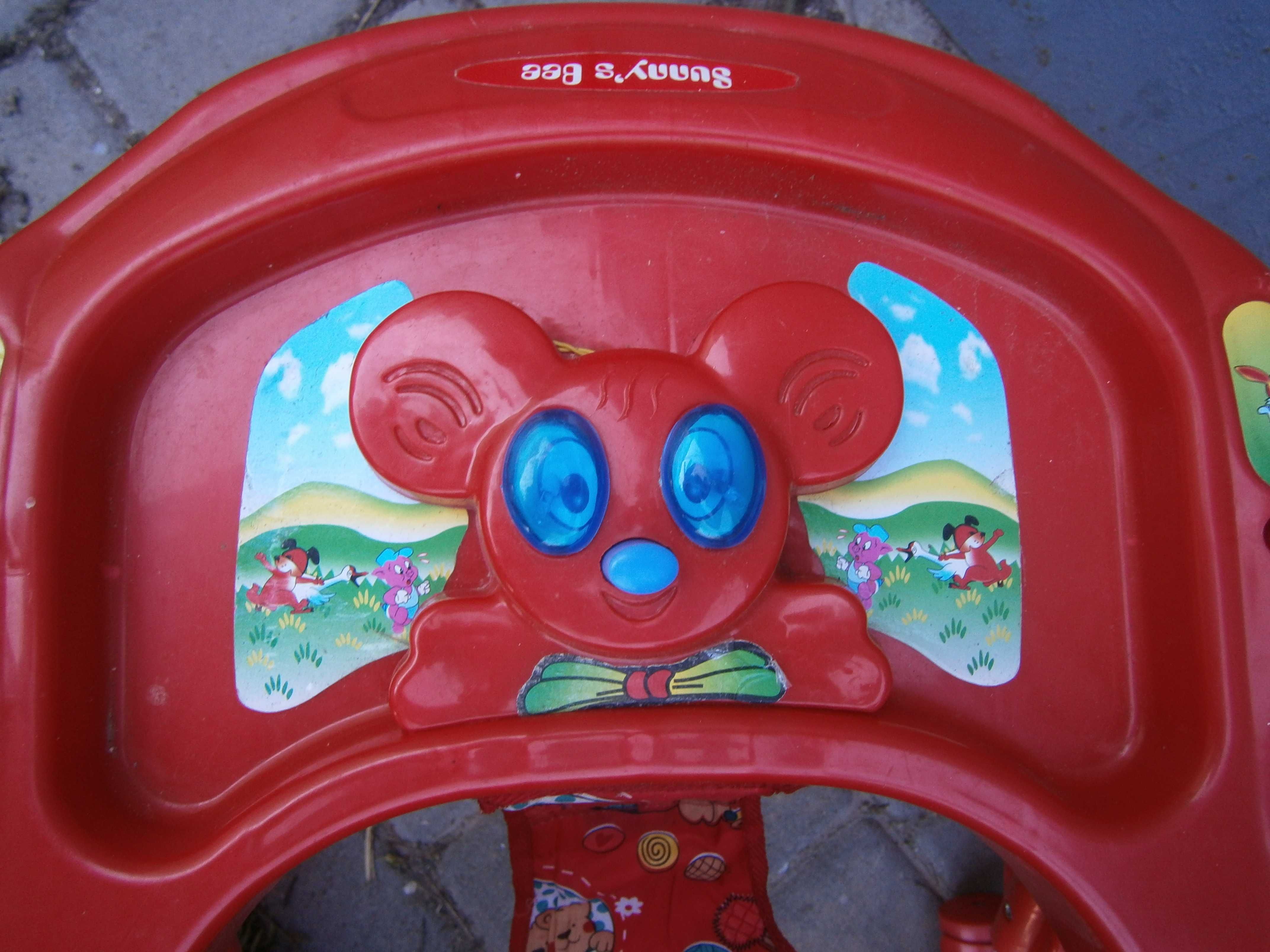 Ходунки на восьми колесах детские с музыкальной панелью